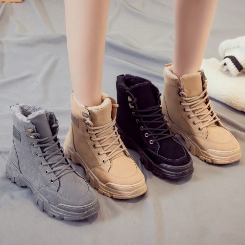 Women's Snow Boots - New  Autumn/Winter Short Boots - Warm and Cozy - Anti-pilling and Thickened Warm Martin Boots