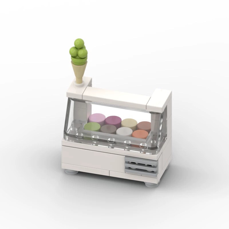 レゴクリエイティブmocストリートビュードリンク自動販売機モデル子供の教育組み立ておもちゃに適しています。|undefined
