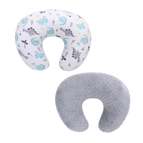 Cross-border Baby Nursing Pillow Ins Bean Velvet Infant Feeding Pillow Baby Learning-to-Sit Pillow Multi-functional U-shaped Maternity Pillow