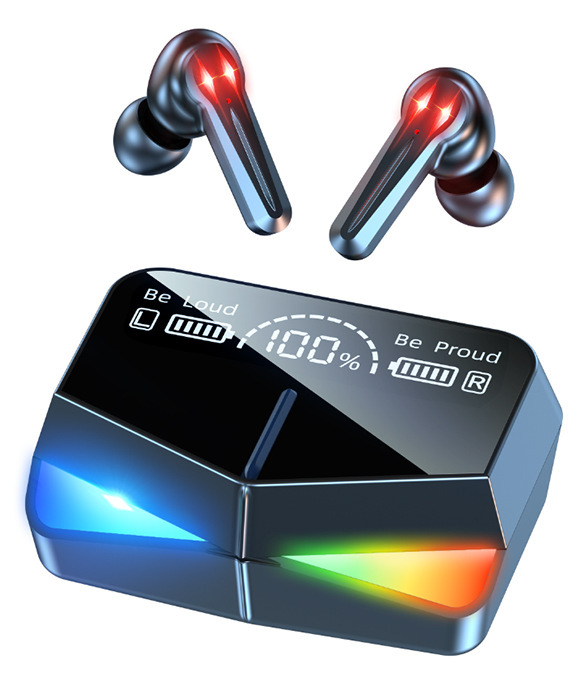 Comercio exterior transfronterizo M19 M10 M90 F9 - 5C M28 auriculares Bluetooth TWS auriculares inalámbricos deportivos de pantalla digital táctil