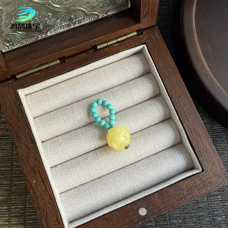 Hand-Woven Second-Generation Beeswax DIY Accessories, Beaded Jewelry, Bracelet Spacers, and Decorative Pendants