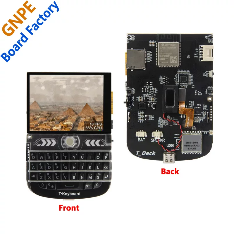 T-DECK ESP32-S3 Lora 2.8-дюймовый LCD сенсорный дисплей, клавиатура BlackBerry совместима с lilyGo