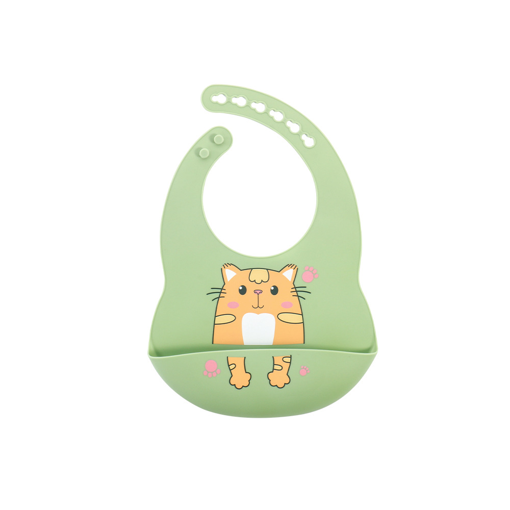 클리어 그린 고양이 조롱박 턱받이