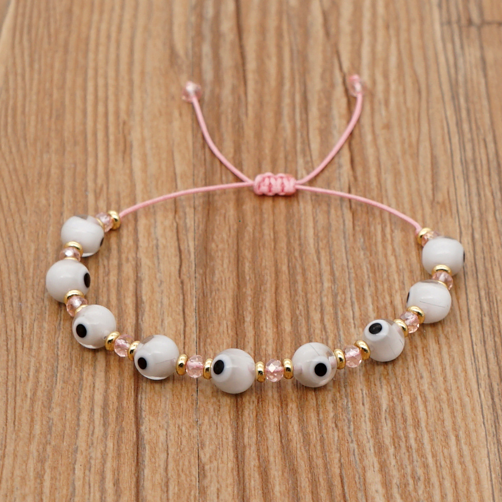 Bracelet Simple En Verre Turc De Style National Bohème display picture 15