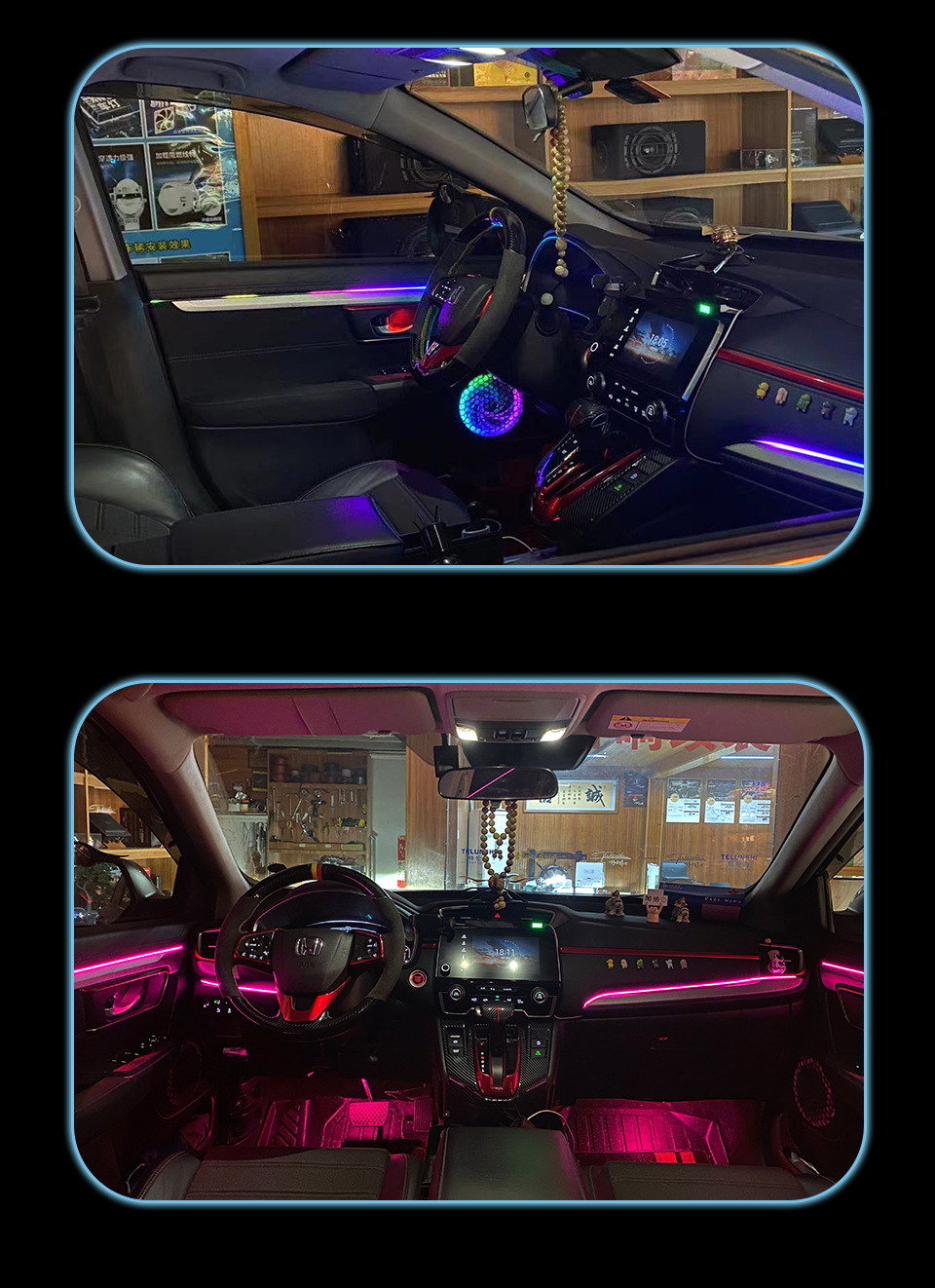 Car Ambient Lighting Suitable for Honda Civic Tenth/Eleventh Generation Honda Civic Ambient Light