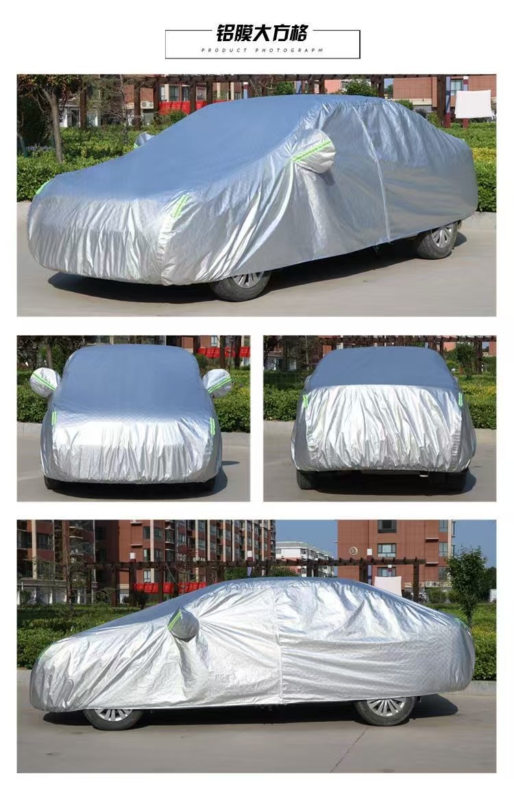 Thickened Car Cover, Sunshade, Heat Insulation, Sun Protection, Rainproof, Waterproof, Universal Full Cover Car Cover for Sedans and Suvs