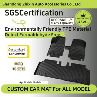 TPE Anti Slip Custom Odorless Business Luxury Design Car Mat