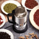 Stainless steel bean grinder household electric bean grinder coffee grinding machine