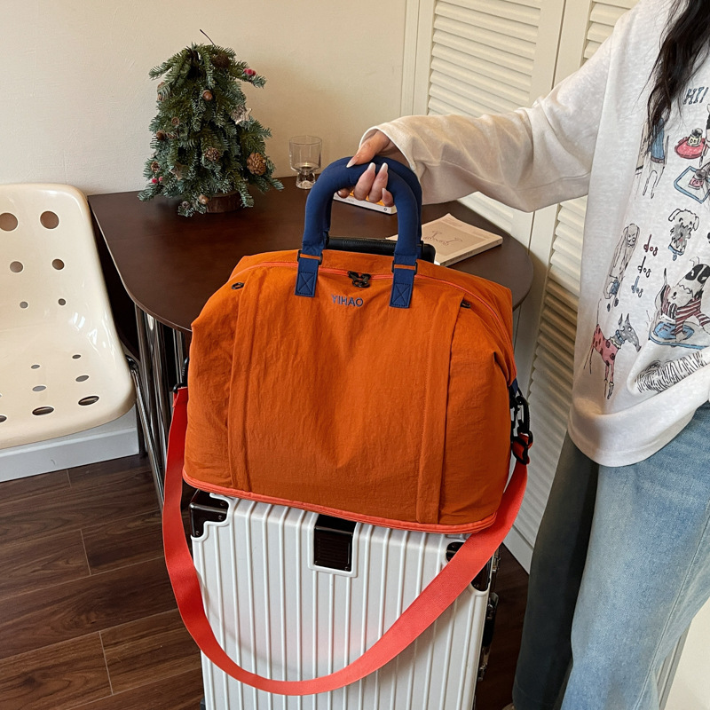 Large-Capacity Lightweight Travel Bag, Portable Cross-Body Bag, Yoga Fitness Bag, Portable High-Looking Storage Luggage Bag Large-Capacity Lightweight Travel Bag, Portable Cross-Body Bag, Yoga Fitness Bag, Portable High-Looking Storage Luggage Bag