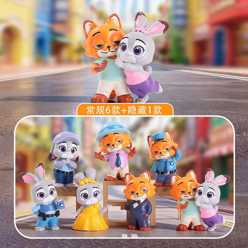 新型のパンダの楽悠悠の漫画のブラインドの箱のデスクトップの装飾の小さい置物の2次元の贈り物のメーカーの直接販売のおもちゃ