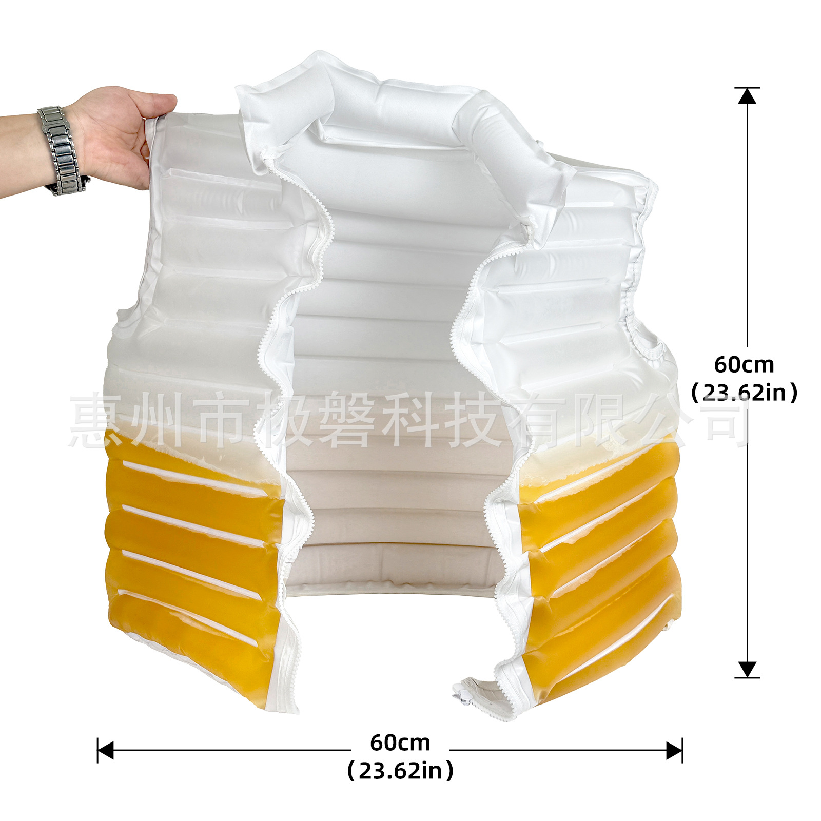 Transparent Beer-Filled Jacket for Pools Beer Jacket Transparent Vest Party 2