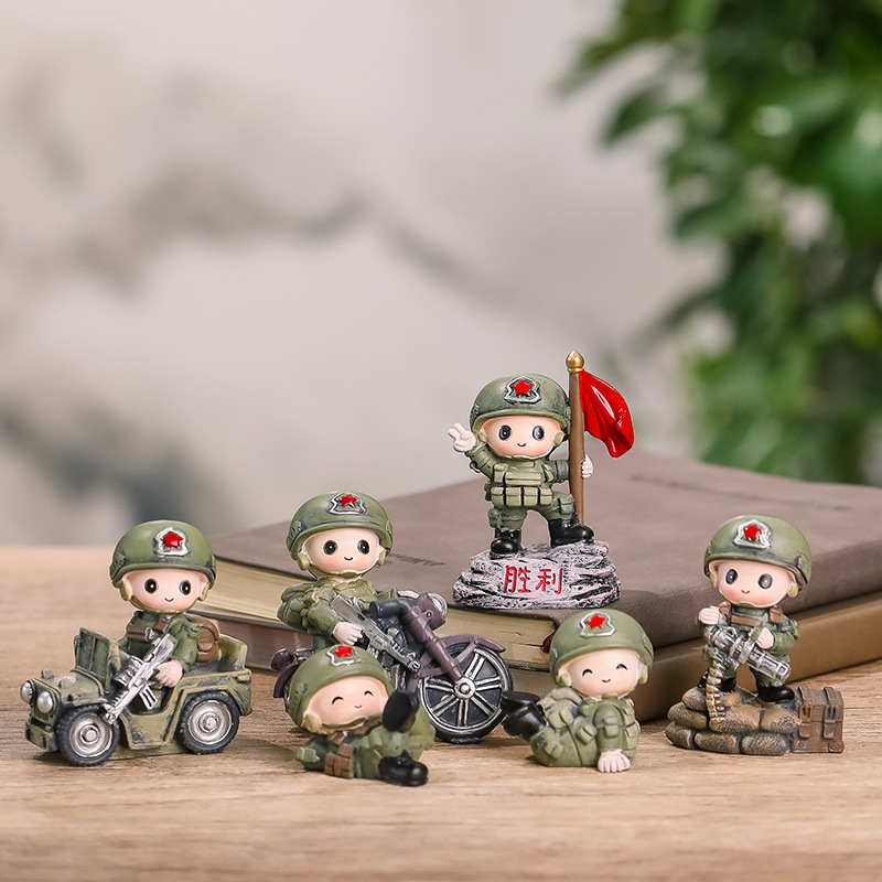 2022 New Home Special Forces Resin Ornaments Creative Gifts Soldier Brother Porch Office Porch Decorations
