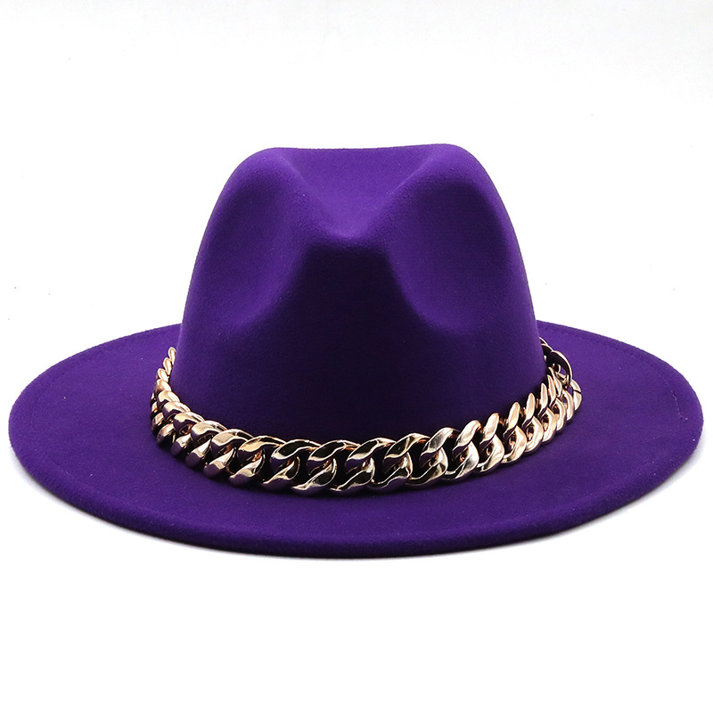 Großhandel Accessoires Wolle Mit Großer Krempe Mode Jazz Zylinder Nihaojewelry display picture 10