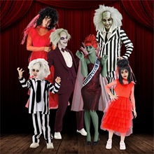 跨境万圣节服装阴间大法师2甲壳虫汁成人儿童亲子演出服cos表演服