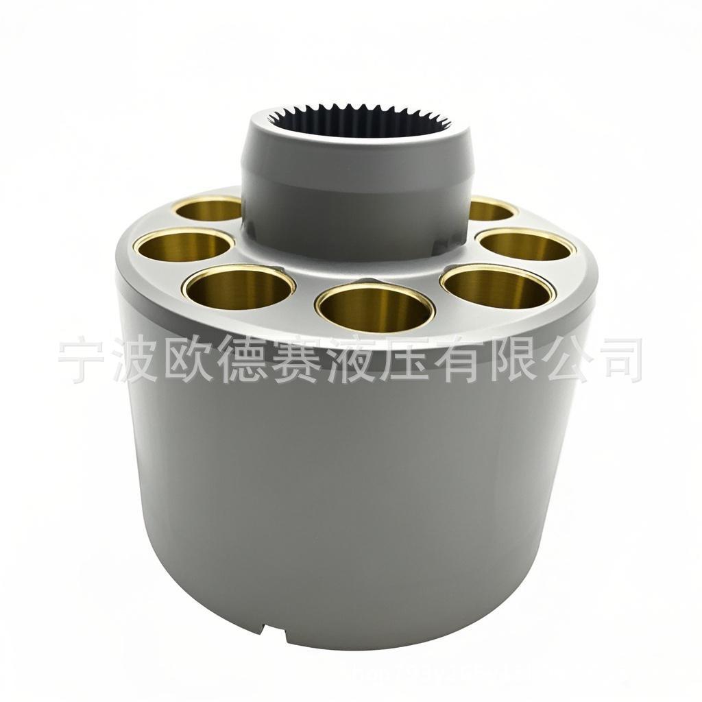 PV90R75缸体柱塞配油盘液压配件90R100 90R55缸体柱塞滑靴