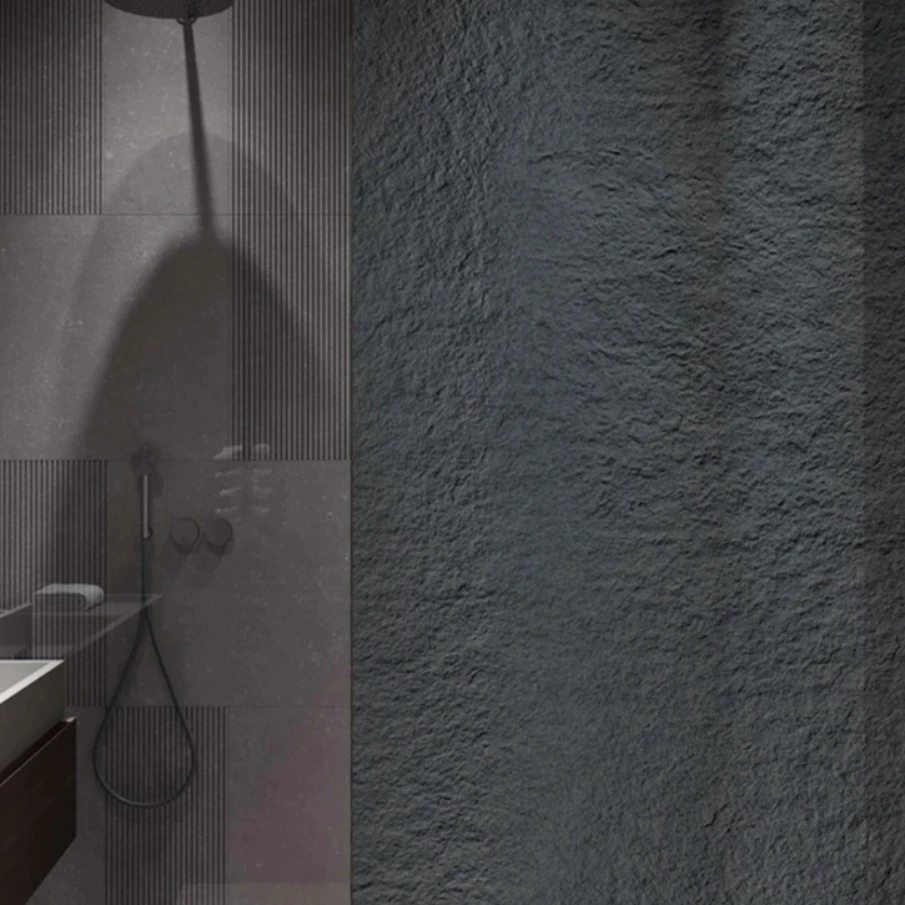Мягкий камень, темно-серый гранит, грубая текстура, альпийская порода, мягкая плитка, ультратонкий гибкий камень для внутренней и наружной отделки стен.
