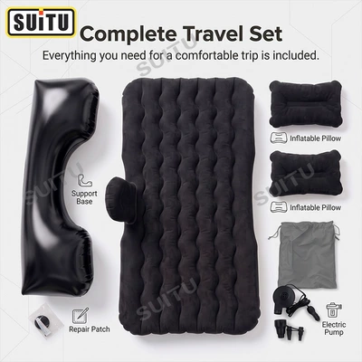 Vehicle-mounted inflatable bed trunk, automatic inflatable car travel bed for