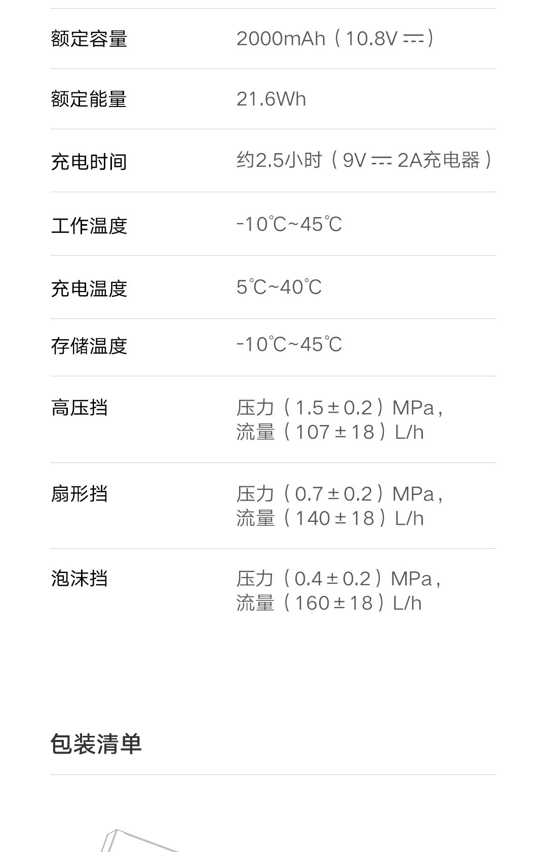 Compatible with Mi&Jia wireless car washer 2, home-use pressurized high-pressure water gun, portable rechargeable car wash gun