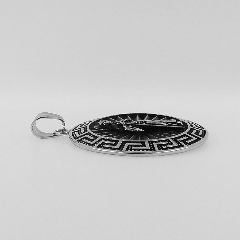Retro necklace stainless steel