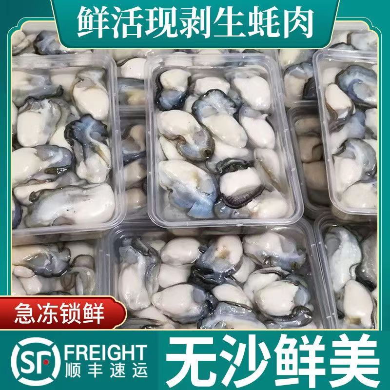 【现剥现发】大号生蚝肉海鲜水产即食去壳牡蛎肉海蛎子肉贝类包邮