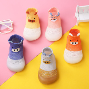 Baby Toddler Shoes Soft Sole Non-slip Breathable Socks Shoes Indoor Floor Shoes for Boys and Girls Baby Summer Mesh Step Shoes