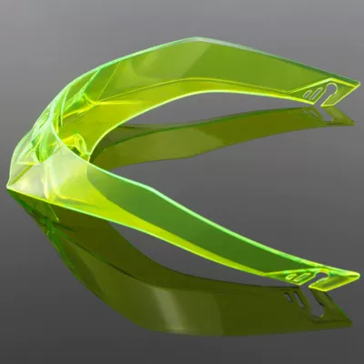 Motorcycle Helmet Gp Rear Dəbilqə (Kaska) aksesuarları - green-knife-type-with-screws