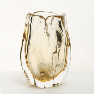 Factory Direct Supply of Handmade Glass Vases, Home High-End Art Ornaments, Hotel Lobby Wedding Decoration Ideas