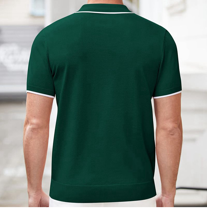 210g Weight Short Sleeve Sleeve Length Polyester Fabric Type Regular Top Length Holiday, Daily Occasion Turndown Neckline Regular Fit Fit Type Solid Color Pattern Summer Season Men's Gender Simple Style Style Wholesale Men's Simple Style Solid Color Short Sleeve Men's Tops 4