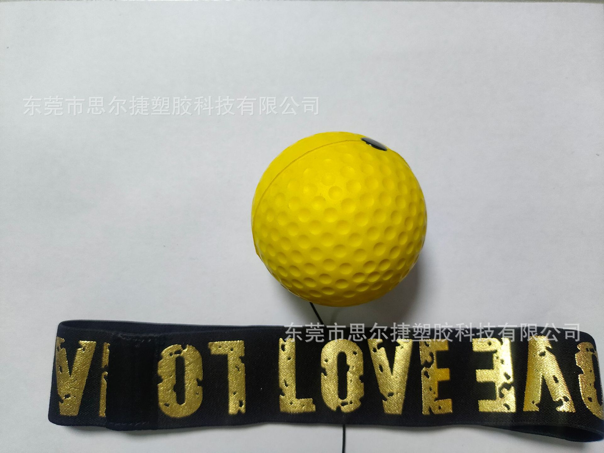 Желтый световой шар + повязка на голову с буквой