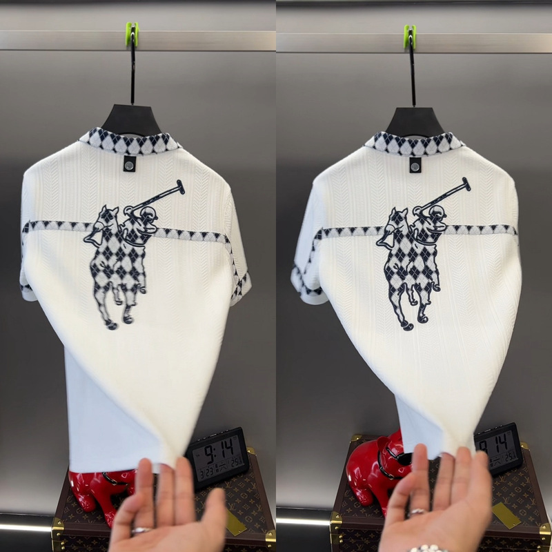 【高品質】新作ハイエンド高級夏半袖男女同型TシャツヨーロッパステーションTシャツイン|undefined