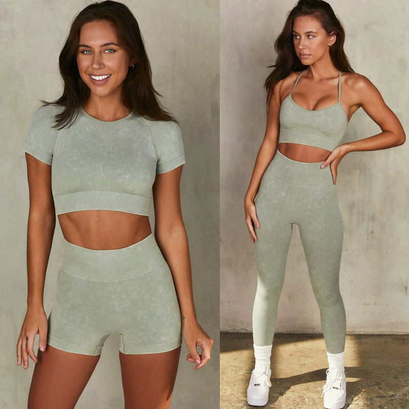 (Cross-border trading), short long-sleeve with zipper, yoga clothing, quick dry autumn demi-season set for gym, European style