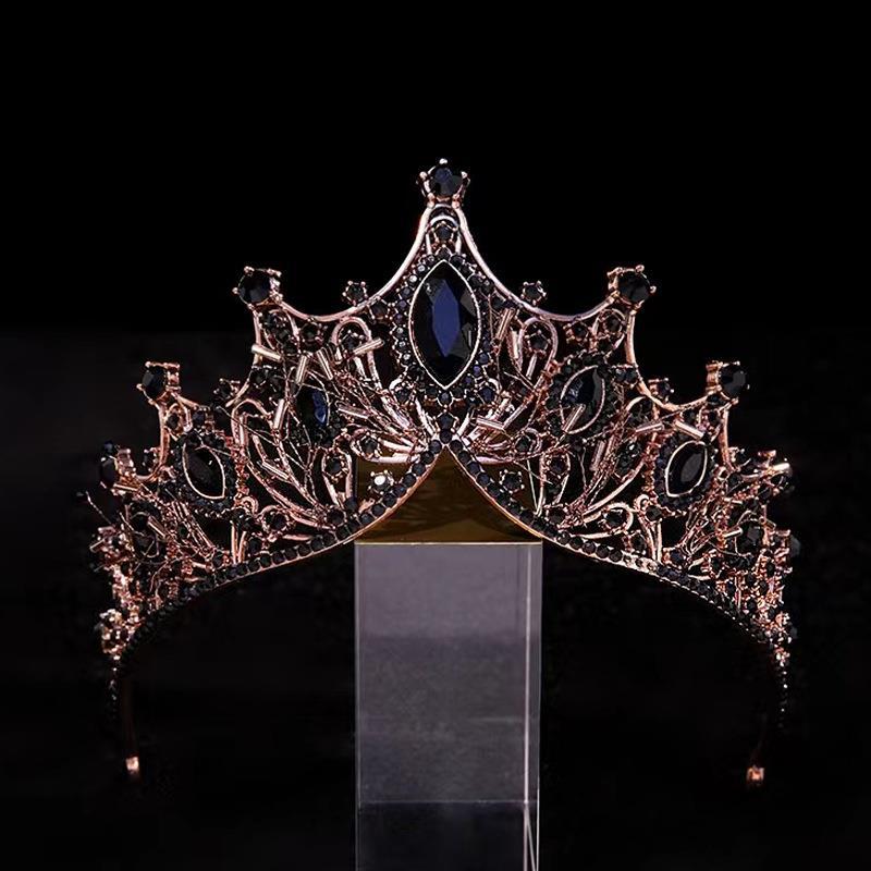 Lady Crown Alloy Plating Inlay Artificial Gemstones Crown display picture 1