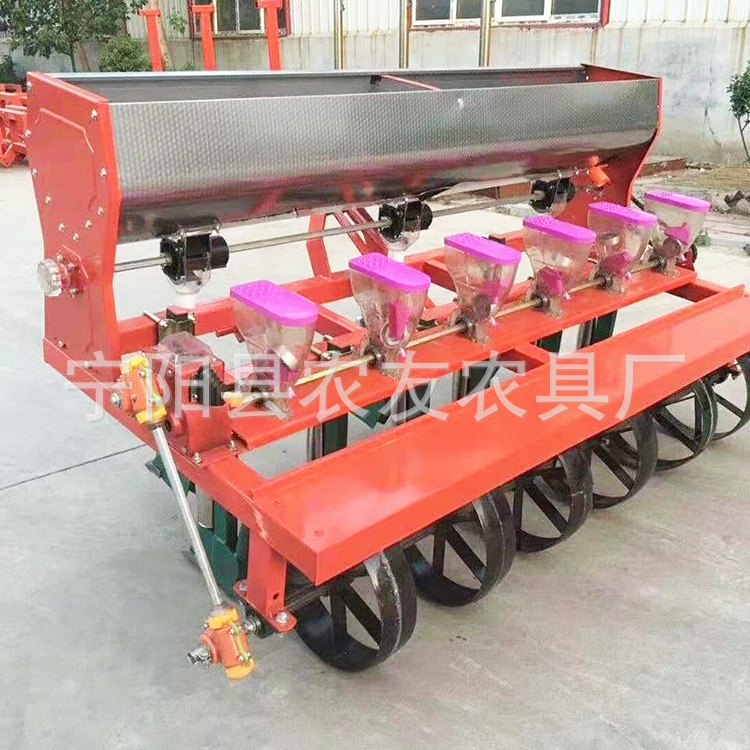 8行圆盘油菜播种机 甘肃藜麦、谷子精播机 河北6行免耕施肥播种机