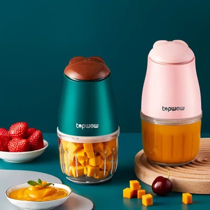 Baby Food Processor Set for Grinding and Pureeing, Mini Meat Grinder, Small Multifunctional Food Processor