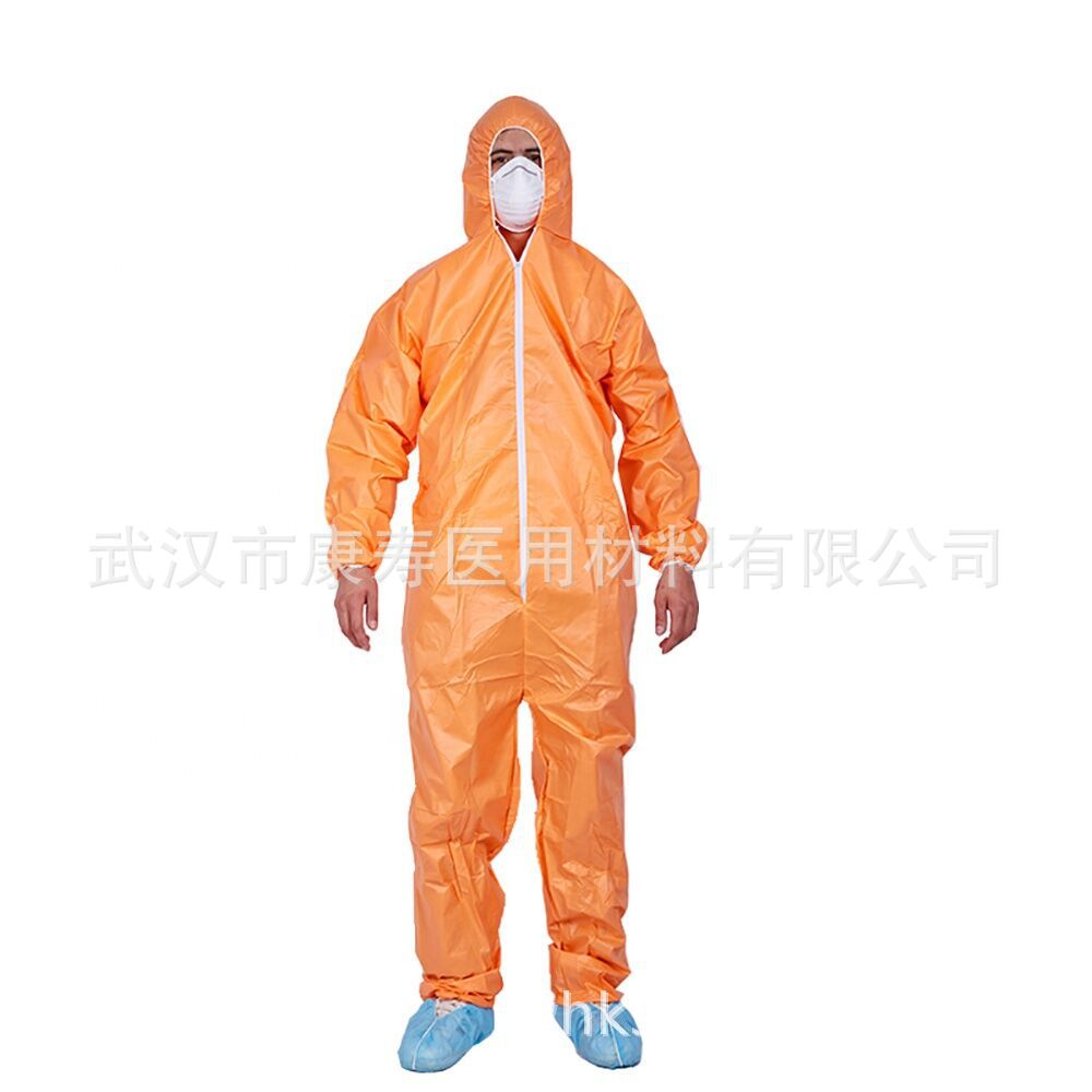 一次性无纺布防护服防尘净化三连体服防护衣无尘服喷漆服现货批发
