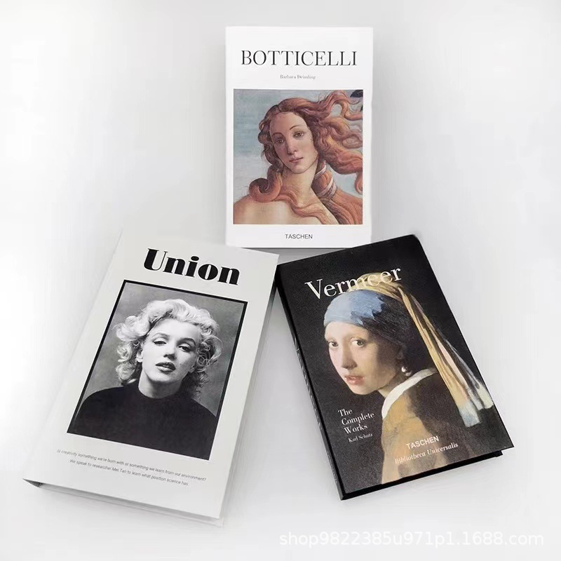 Nordic moderno libro falso plegable Inglés simulación libro accesorios de decoración libro Hotel hogar suave decoración libro