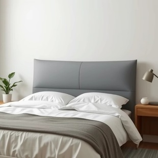 Solid Wood Bedside Soft Bag Backrest Italian Simple Floor Solid Wood Backboard Single Buy Light Luxury Small Chanel Style Ultra-thin Headboard