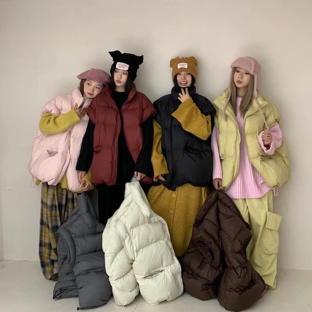 羽绒马甲背心女2025新款秋冬季坎肩外穿超好看宽松马夹外套小个子