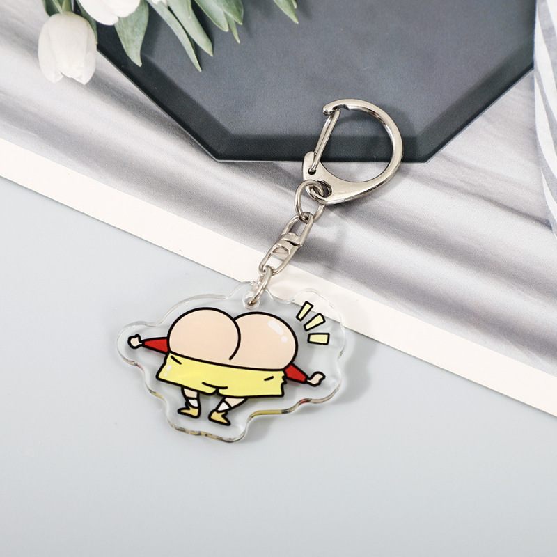 漫画アニメクレヨンしんちゃん周辺アクリルキーホルダー二次元クラシックシリーズキーホルダーペンダント装飾|undefined