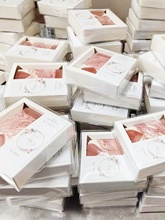 ins同款手工皂香皂冷制皂透明包装盒伴手礼礼品盒空盒Pet盒定 制