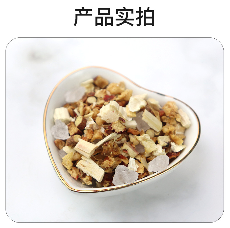 Sugarcane Imperata Pear Herbal Tea Zhu Zhe Mao Gen Xue Li Cha 90g Cold Brew Triangle Tea Bags No Added Sugar in use