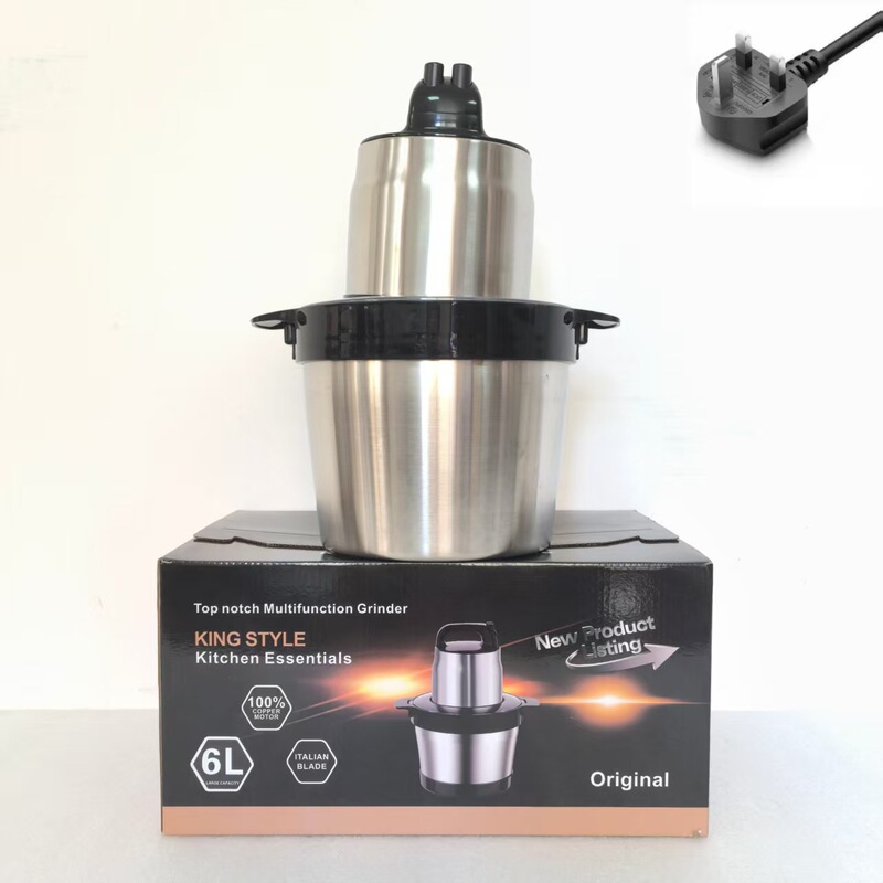 8L绞肉机跨境Fufumachine菜馅机蒜蓉机多功能不锈钢搅拌机辅食机|undefined