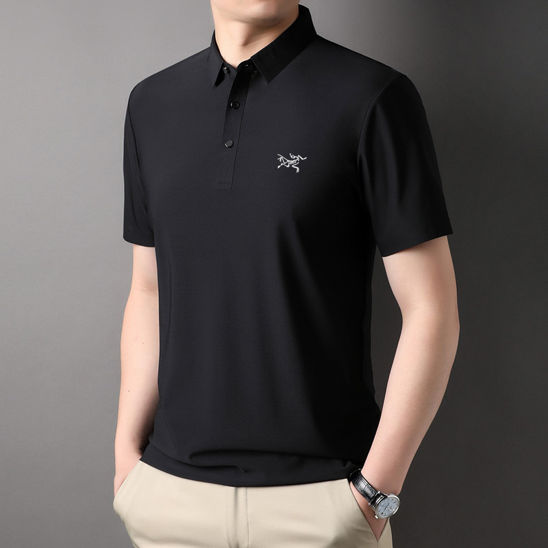 Men's Polo Shirt Short Sleeve Casual Breathable Turn-Down Collar Summer Seamless Quick-Dry Top Half-Sleeve Men's Clothing Bird Men's Polo Shirt Short Sleeve Casual Breathable Turn-Down Collar Summer Seamless Quick-Dry Top Half-Sleeve Men's Clothing Bird