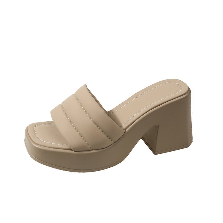 summer women's slippers platform