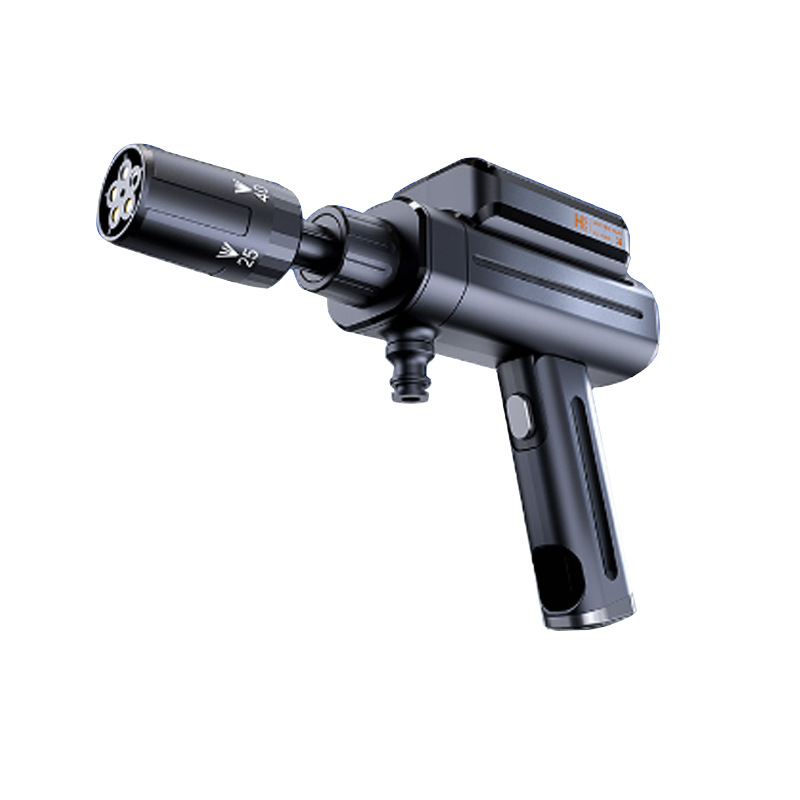 Máquina de lavado de automóviles plegable pistola de agua portátil de alta presión doméstica mini inalámbrica pequeña máquina de limpieza artefacto batería de litio image 6