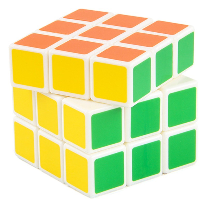 Nueva ciencia y educación educativa con primavera suave competencia de cubo de Rubik de tercer nivel carreras de color sólido de nivel positivo caja de color de cubo de Rubik al por mayor