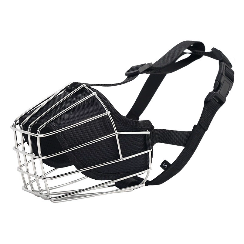 Намордники для средних и крупных собак, предотвращающие поедание и кусание, дышащие и питьевые, немецкая овчарка, золотистый ретривер, намордники для собак из нержавеющей стали.