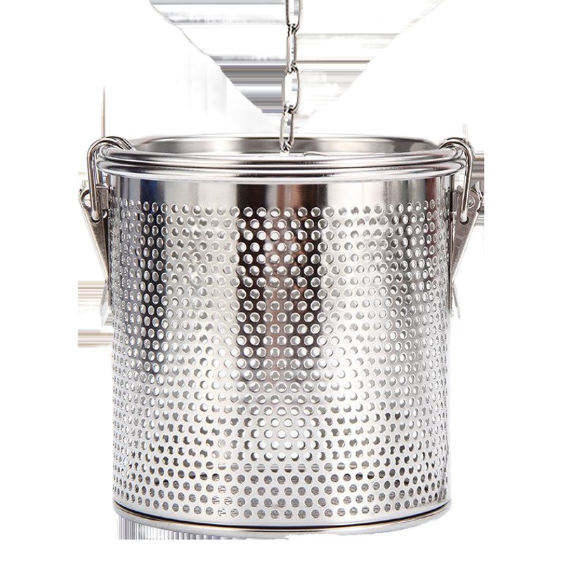 Aislamiento de cocción condimento de especias tarro fino de malla de acero inoxidable tubo de aromaterapia sellado sopa sin fugas condimento estofado tubo de sabor