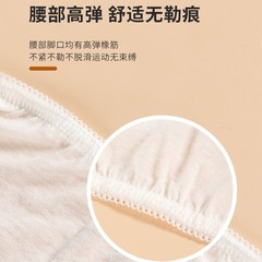 Disposable cotton underwear, portable no-wash cotton briefs for business trips, postpartum confinement no-wash underwear