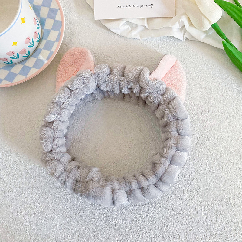 Fronteriza arco lavado facial correa de pelo correa de muñeca Europa y América color sólido aplicar máscara de pelo banda de belleza adornamientos para el pelo al por mayor